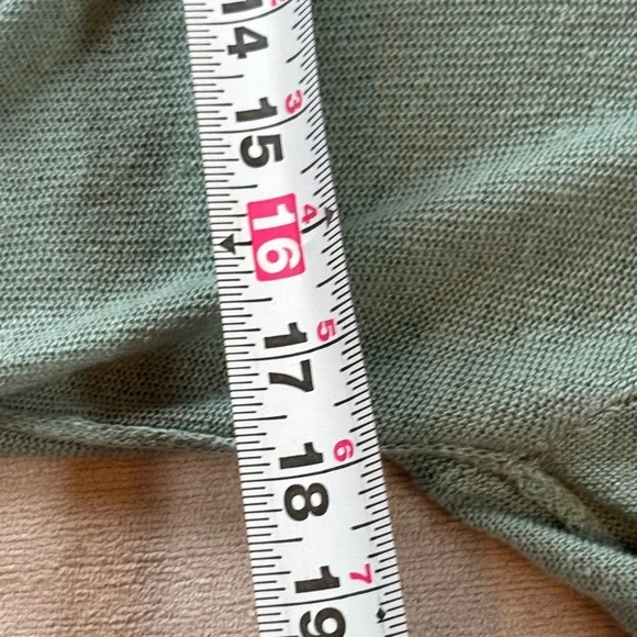 Free People Teal V-Neck Sweater - Picture 8 of 9